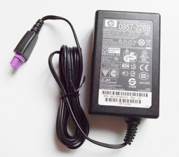 (image for) Original Adapter Charger HP Photosmart C4740 C4700 C4780 C4783 - Click Image to Close
